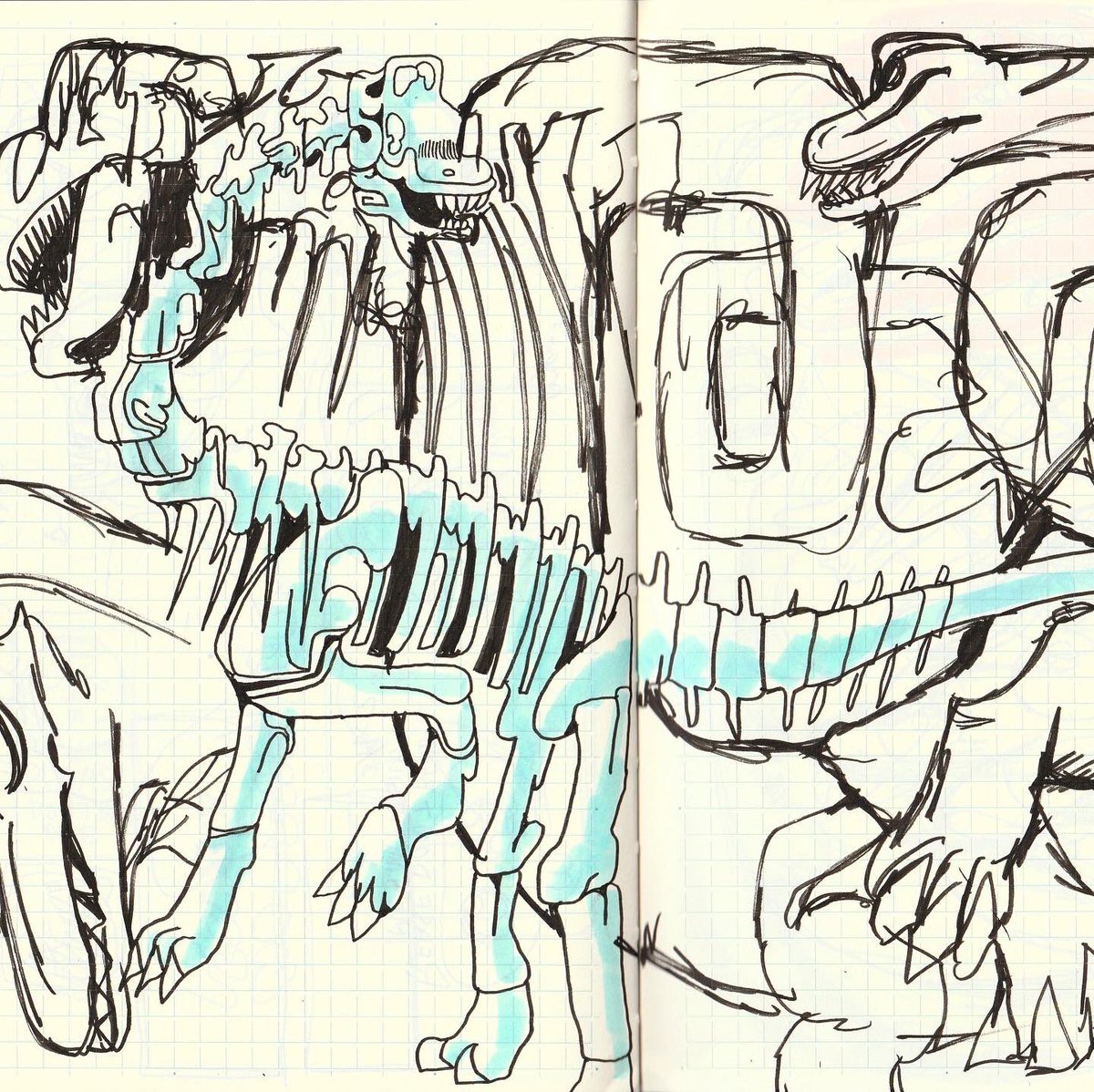 Sticky Note Safari at my local Natural History Museum ✏️?? just missing the dinosaurs