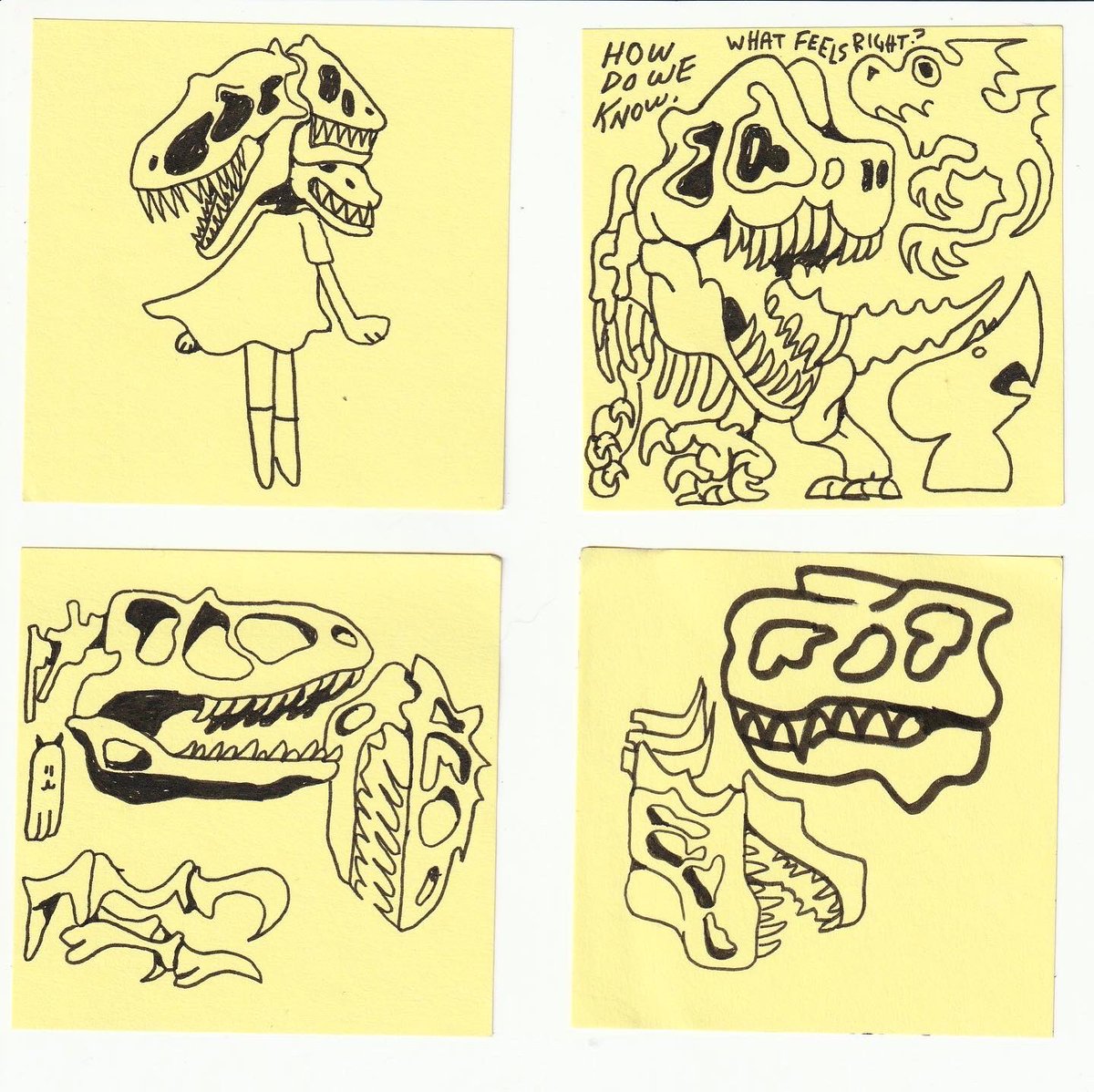 Sticky Note Safari at my local Natural History Museum ✏️?? just missing the dinosaurs