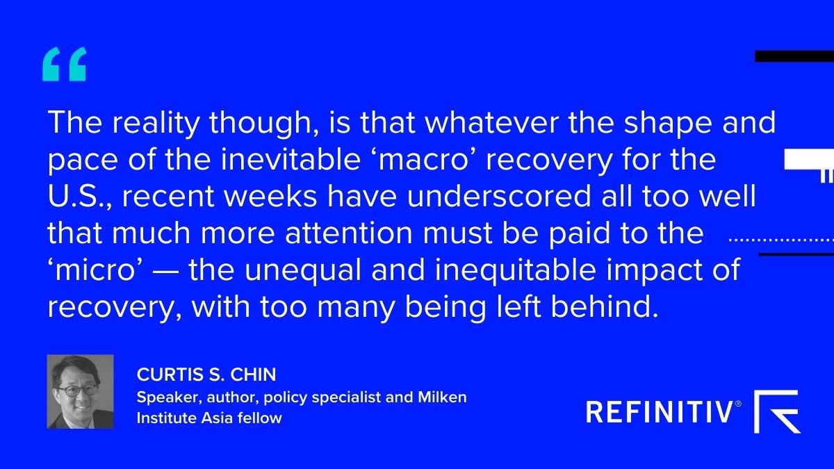 CurtisSChin's tweet photo. #USA 🇺🇸

Worries grow over a K-shaped economic recovery that favors the wealthy. Read ➡️ https://t.co/6Or4srgVVY @JeffCoxCNBCcom reports.

My thoughts below ⬇️. Of #recovery, #inequality $ #inequity — our shared challenge. #RefinitivSocial100 https://t.co/3eHCkvOKNR