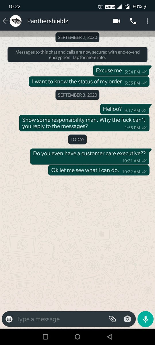 ImVaidy's tweet photo. @Ekbyte For me the protector never came, and never did a reply from the "panthershitz" customer care. https://t.co/zuBV7dfyV4