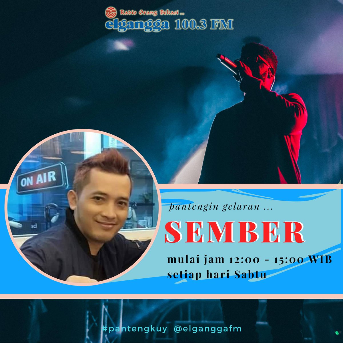 ElganggaFM's tweet photo. Yg ttp #santuy siang2 biar ga tegang pantengin aja Bang Rojali di gelaran #Sember yg mengudara dr jam 12 siang ampe 15 pas impas.
Sambil nyanyi2 hepi .............
Di #pantengkuy !! 📻
••
#DengerinRadioElgangga
#MitraElgangga
#ElganggaFM https://t.co/tErkMcPB8R