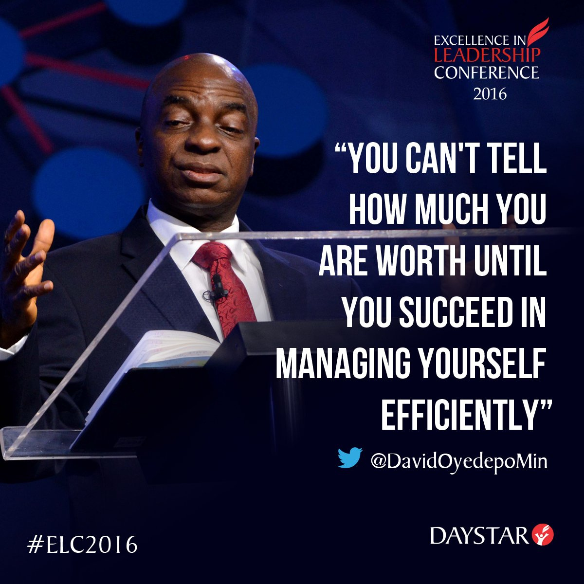mypurposedrive's tweet photo. This is blow @DavidOyedepoMin 

We hear many people say, 'this is the way it should be done', 'you are not doing it well', "I am super valuable' . Great! But if you are all of these, your life should prove it. Manage yourself, manage your life.
.
.

#Obedience #SaturdayThoughts https://t.co/IcXKL8iIQ4