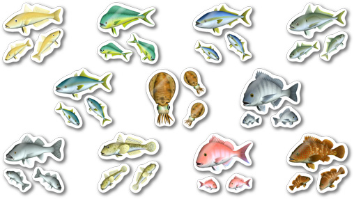 海水魚のtwitterイラスト検索結果