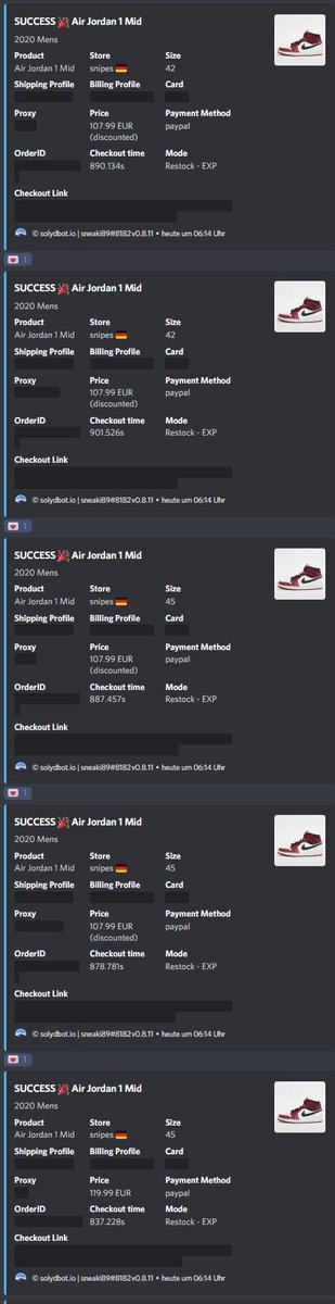 sneaki89's tweet photo. Bot: @solydbot 
Proxies: @kochclub_xyz @CocaProxies @AkaProxies    @ProxiesBeast @NeptunProxies
Groups: @BypassersEU https://t.co/2PlMjUGNJF