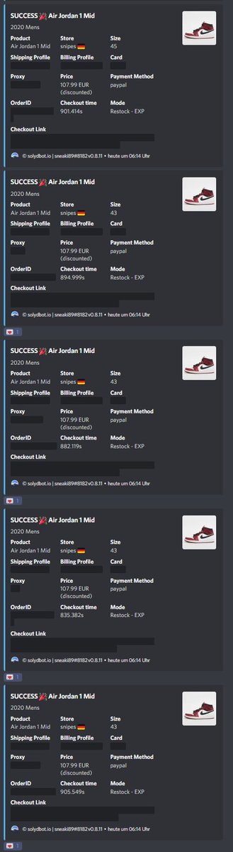 sneaki89's tweet photo. Bot: @solydbot 
Proxies: @kochclub_xyz @CocaProxies @AkaProxies    @ProxiesBeast @NeptunProxies
Groups: @BypassersEU https://t.co/2PlMjUGNJF