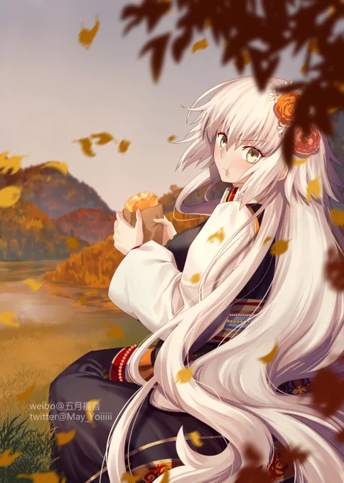 #FGO 合志Fate幻时纪II的图...去年的图了orz
黑贞的二设w 