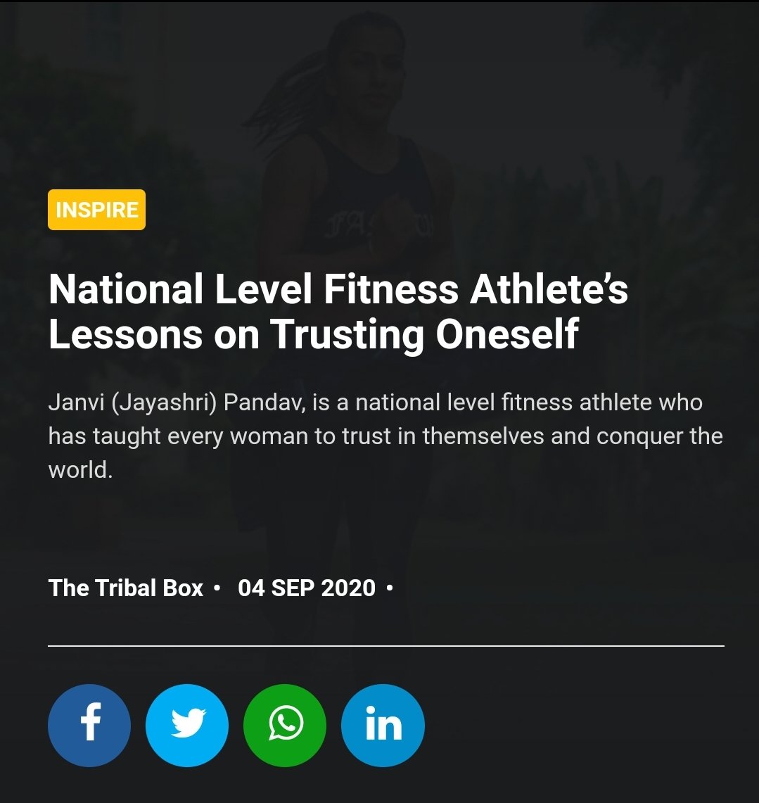PandavJanvi's tweet photo. https://t.co/tcMyilUfPr read more .....🥰🥰🥰💐
My fitness Journey coverd by thetribalbox thanks a lot to your team
Motivation #blessed #studentlove #fanove #happiness #fitfam #polishgirl #support #WINNER #inspiration #proathleat #womenspower #gym https://t.co/TvEqGb4xQi