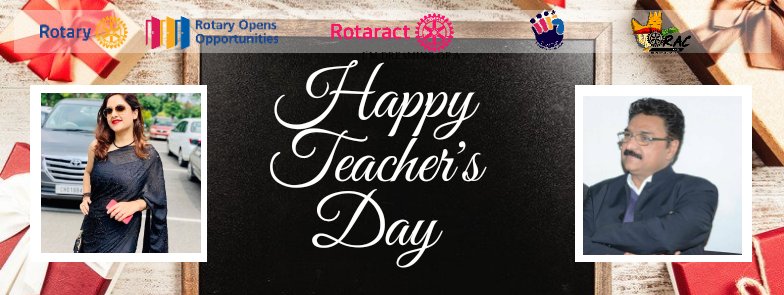DavcRotaract's tweet photo. "Its the teacher that makes the difference, not the classroom. A good teacher is like a candle-it consumes itself to light the way for others."

Rotaract Club of DAVC Chandigarh wishes a very happy teacher's day to every teacher out there who has selflessly devoted their time. https://t.co/bNWGzMpZas