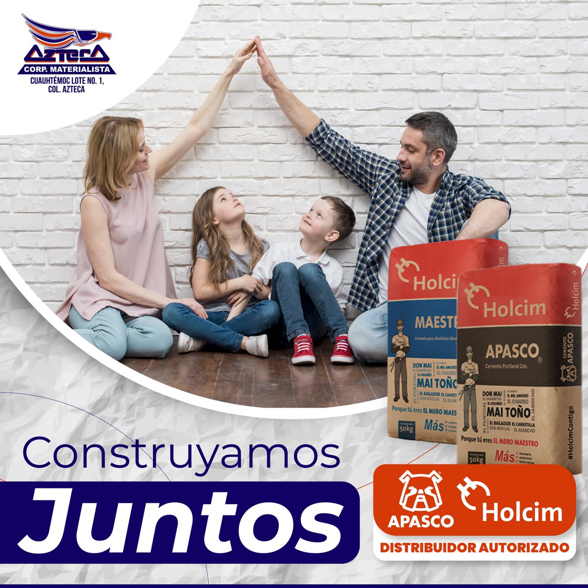 MaterialesAzte1's tweet photo. 🤝 Cemento #Apasco de #Holcim, es el producto ideal para tu construcción 👷‍♂🏘
 
💪 #MaterialesAzteca 🚛 ¡Distribuidor Autorizado! #Oaxaca

Escríbenos vía #WhatsApp al 📲 951 182 5771.

#HolcimContigo #DejaTuHuella #ConstruyendoJuntos https://t.co/Lt4r9zsqMR
