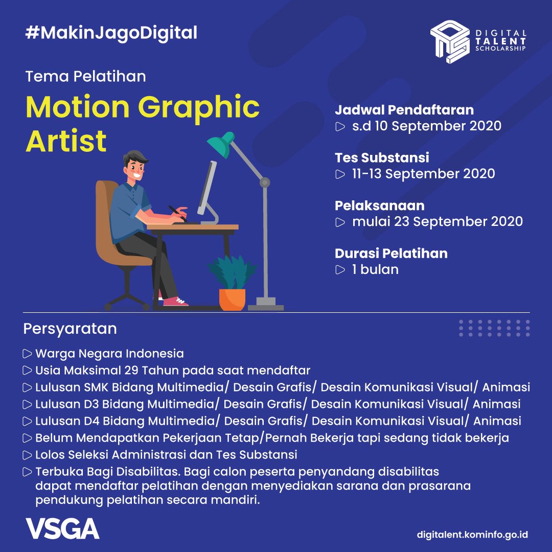 Digital Talent Scholarship On Twitter Digiers Yang Mengikuti Pelatihan