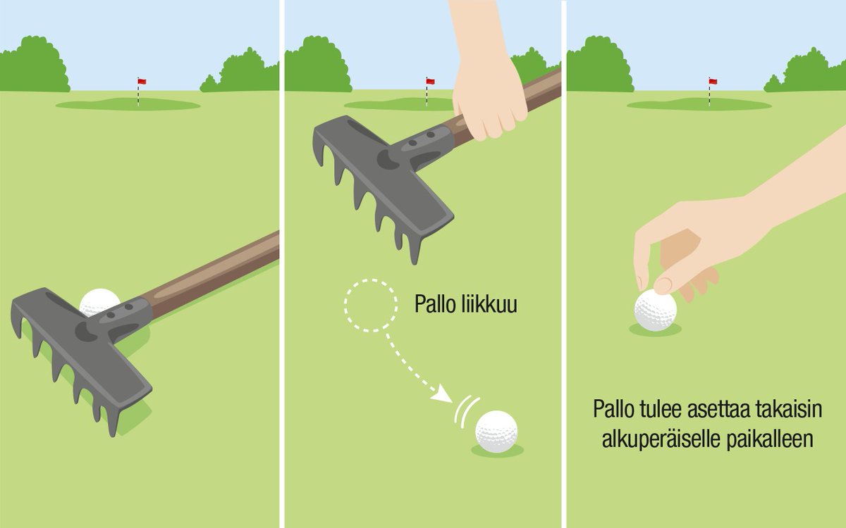 Vapautuminen irrallisista luonnonhaitoista ja liikuteltavista haitoista (sisältäen pallon tai pallon merkkinapin, joka auttaa tai haittaa peliä)

Opi lisää: bit.ly/310rGu3

#GolfinSäännöt #GolfFI #MunTapaPelata #Golfari #RevontuliGolf ⛳️