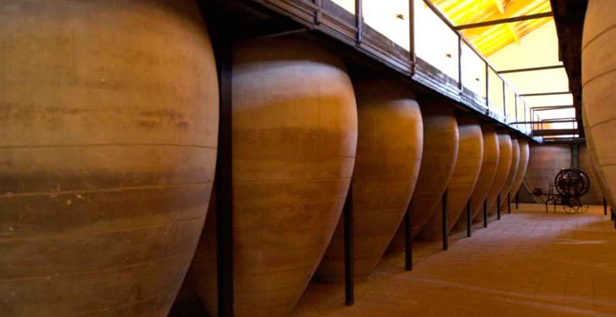 AgroBank_CABK's tweet photo. Un proyecto recupera las tinajas como envase para elaborar vino de calidad. 
#Govalmavin #vino 

👉 https://t.co/BiVFjepMUe https://t.co/s0OmgH2AFo