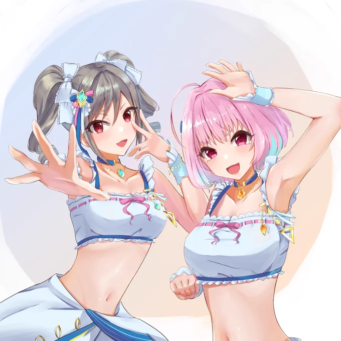 当日には間に合わなかったけど…デレステ5周年おめでとうございます!蘭子もりあむもすこです!今日は24時間放送ですね。おやすみなさい。
#デレステ5周年 #神崎蘭子 #夢見りあむ 