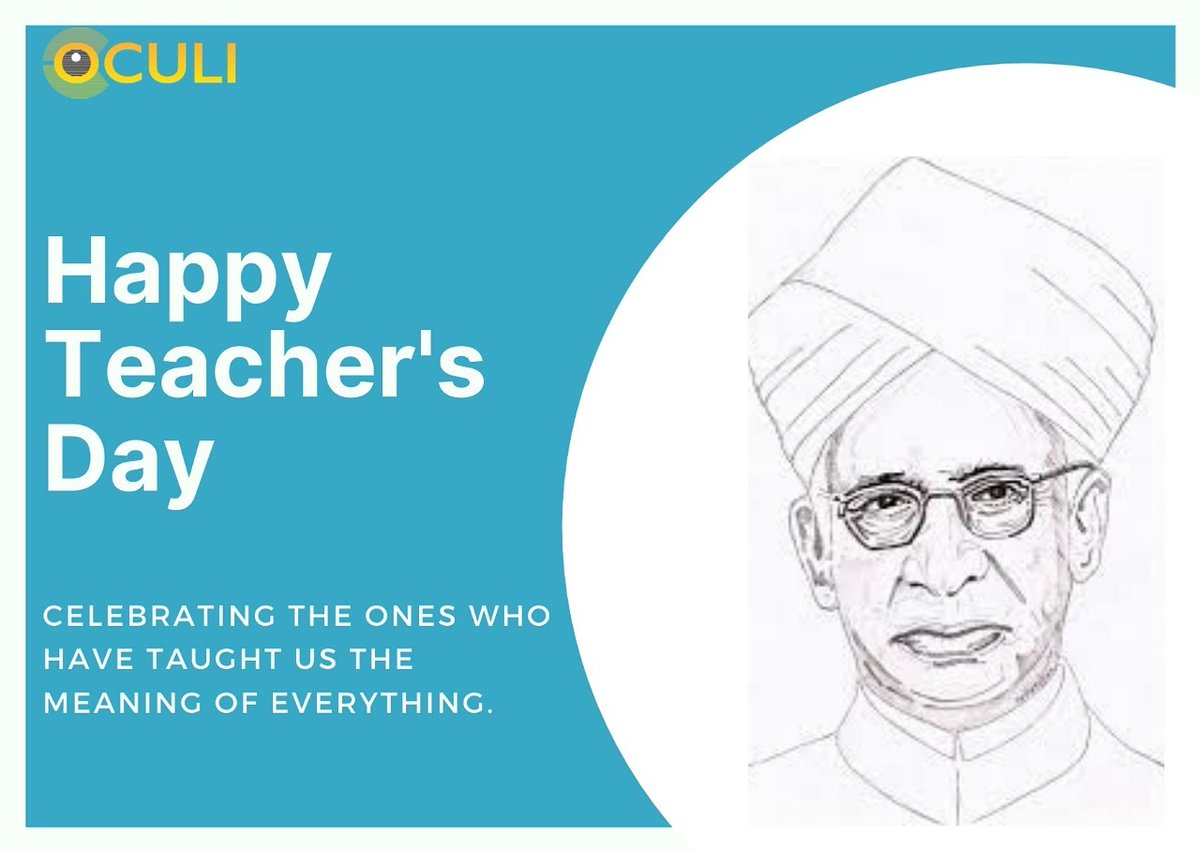 the_oculi's tweet photo. Teachers' Day....A day to express special gratitude to all our teachers is celebtated on the birth anniversary of Dr. Sarvapalli Radhakrishanan. #HappyTeachersDay #lens #COVID #pandemia #style #fashion #beauty #sunglasses #life #eyewear #lifestyle @lens @lensculture @sunglasshut https://t.co/z2pKYOGI06