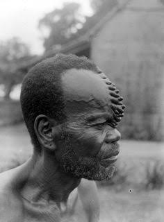 t2/ Scarring was developed to suit our dark skin pigmentation which isn't ideal for Tattooing. Boko Man from DR. Congo 