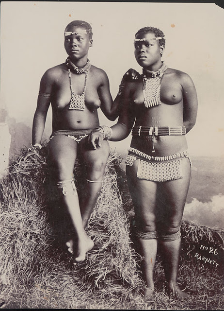 t7 b/ c1910- Zulu Maidens ( RSA )