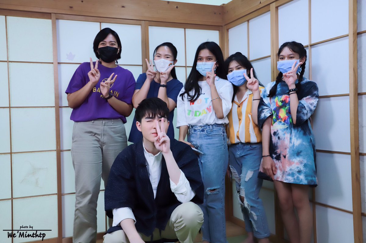 we_minthtp's tweet photo. โมเม้นวันนี้กับแฟนคลับ 😊🌷

#Minthitipat
#MinxNIPPONHAKU2020 https://t.co/WWOLWfTrvj