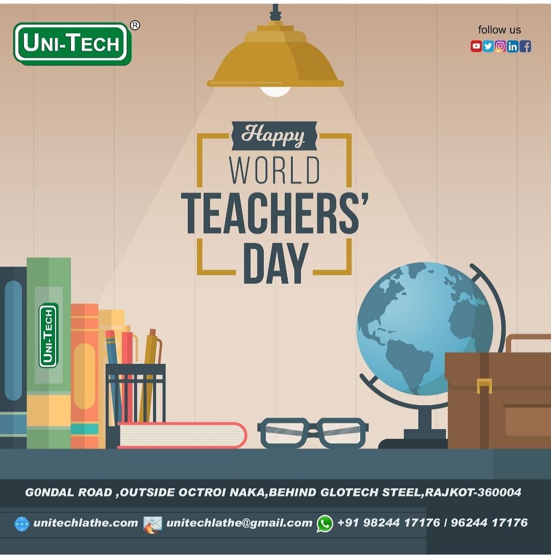 unitechmachines's tweet photo. I am extremely lucky to have you as a teacher in my life. I will never forget your gentle smile!
Happy Teachers' Day
#शिक्षकदिवस #Teachers #TeachersDay #LearnNewEveryday #Unitech #UnitechMachines https://t.co/pDNpf5fsA1