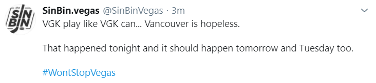 WoodmansLuck's tweet photo. @SinBinVegas @sabresbillsfan I saved this one for you bud....:) Are we having fun yet? #goodluck #winthedamnthing ๐๐ https://t.co/bz70AytOPI