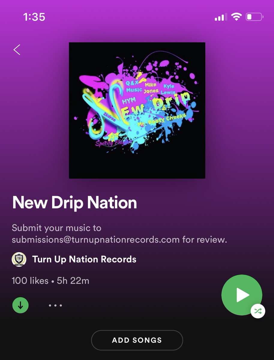 DjKingLewis's tweet photo. Peep 👀 out our Fresh new #Spotifyplaylist #NewDripNation 💦 Music lovers tune in 🎧 & Calling all Hip Hop & R&B Artists to submit your music to submissions@turnupnationrecords.com for review for placement 💫
https://t.co/nejfHmOX83 https://t.co/RbXZ8DyVMX