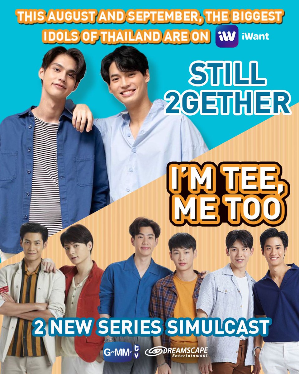 kalian tau atau inget gak, kalo series i'm tee me too itu hak penyirannya udah dibeli sama aplikasi iWant yang dari filipina? *bukan cuma itmt sih, tapi still2gether juga*kayaknya nanti disini bakal ada engsubnya deh, soalnya still2gether juga ada yang versi dengan engsub.