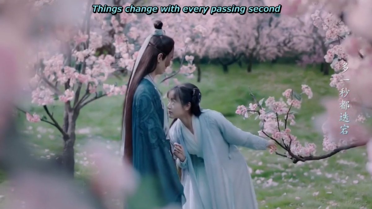 "It's a very familiar feeling"Xuanji regained her sense of smell. Flowers smell nice but she was captivated by Sifeng's scent. She likes everything about Sifeng: his smile, his scent,...what come next? #Episode12  #LoveAndRedemption