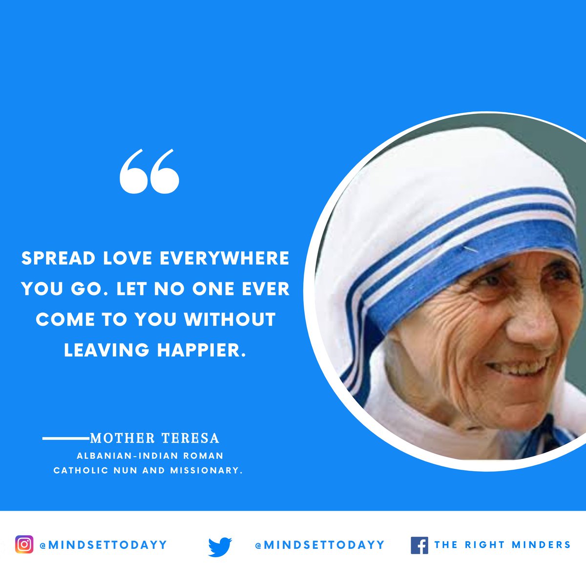 mindsettodayy's tweet photo. Express your love; find ways to do so. Express your love to others.
©mindsettodayy
Quote: Mother Teresa
#mindsettodayy #embracelove #embracegrowth #love #motherteresa #allquotes #allcreatives #inspiratonal. https://t.co/HA4LW4BKWy