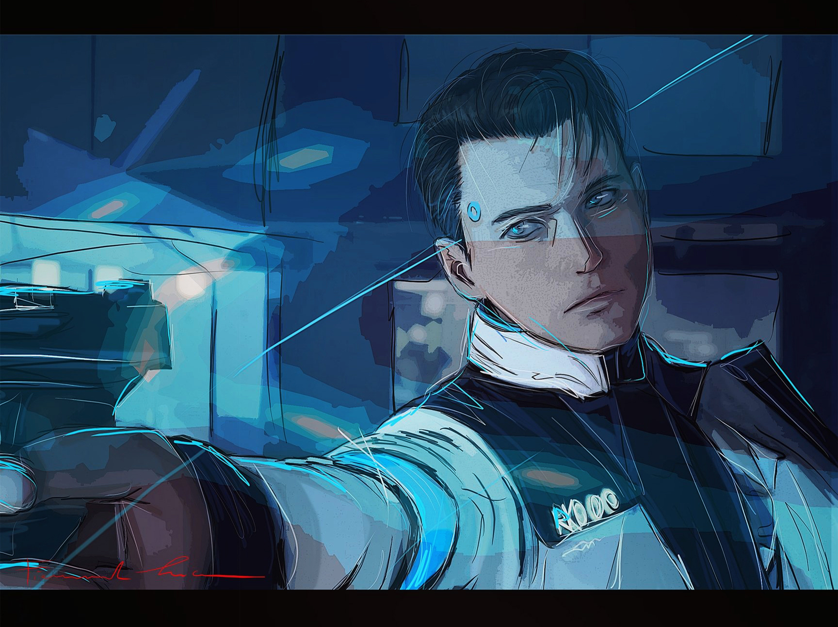 FiammahPrice on X: RK900 Nines A deviant hunter who become a deviant...we  ipotized that, don't you think? #RK900 #nine #nines #dbh #detroit  #DetroitBecomeHuman #DetroitEvolution #Connor ps. I'm not sure of this style