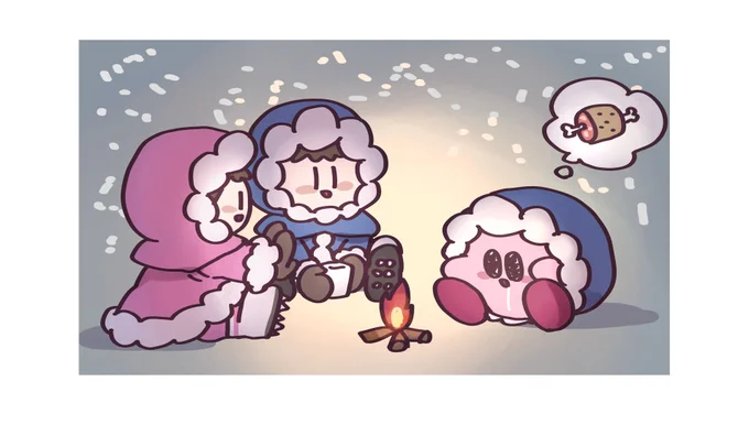 雪山で遭難した 