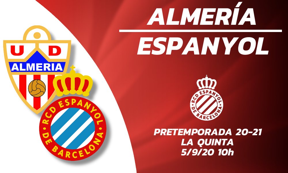 LA PRÈVIA de l'Almería - Espanyol: DUEL DE CANDIDATS. Aquest dissabte a les deu del matí l'Espanyol tanca el seu stage a Marbella i l'Almeria obre la seva ronda d'amistosos; tots dos són seriosos candidats a l'ascens. #RCDE bit.ly/2Z6uIgs