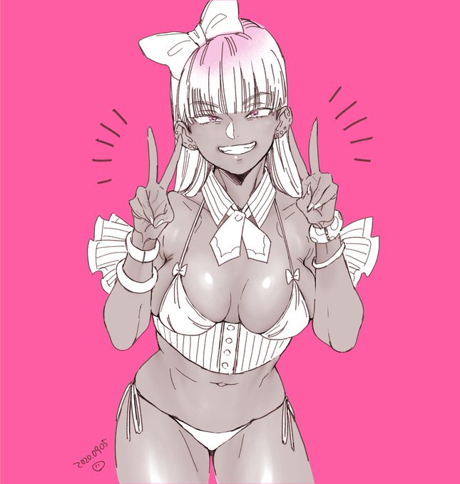 らくがき黒ギャル練習 