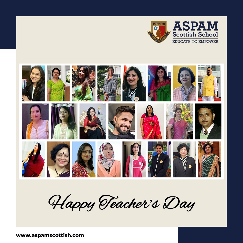 AspamSchool's tweet photo. "Those who educate children well are more to be honoured than parents, for these only gave life, those the art of living well.”-Aristotle
Happy Teachers Day :)
#ThankYouTeachers #TeachersDay #ThankingTheTeachers #topschoolsindia #GreaterNoida #ASPAMScottish https://t.co/WzYKGYDGfx