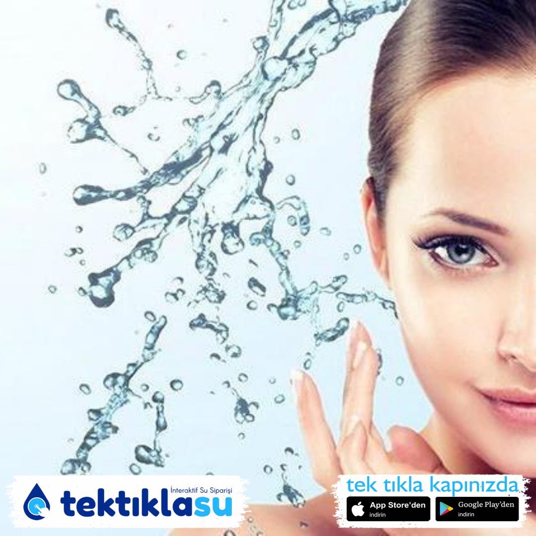 Suyun cilt sağlığına önemli bir etkisi vardır. Derinin nemlenerek genç bir görünüm kazanmasına katkı sağlar. Yeterli miktarda su içen kişinin cildi; parlar, yumuşak, nemli, sağlıklı ve genç bir görünüme kavuşur. 
#tektiklasu #suyunönemi #ciltsağlığı