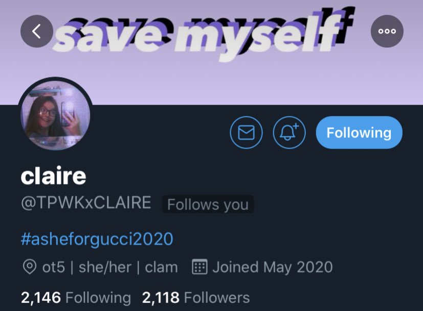  @TPWKxCLAIRE - you should follow claire because her and  @ashemusic are besties she’s literally been noticed so many times now hehe but her layout is really cute too.