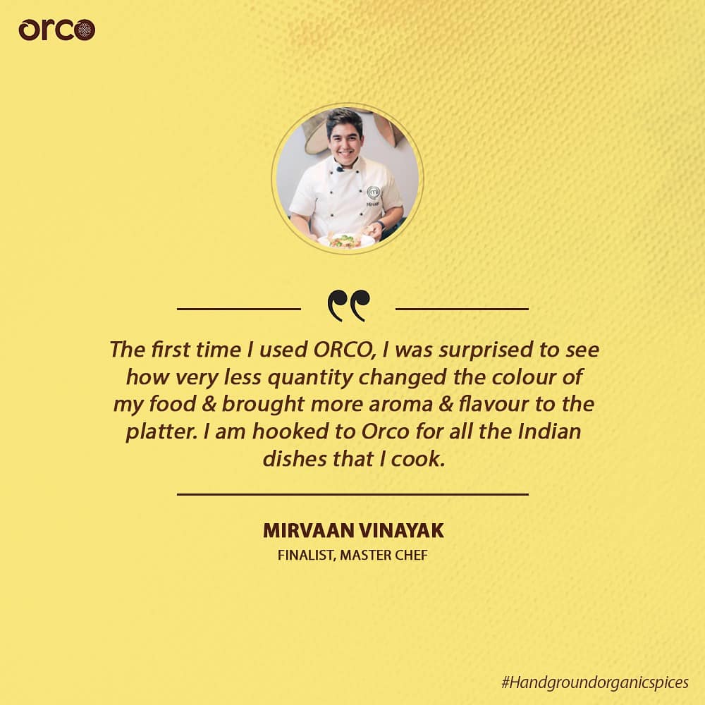 OrcoIndia's tweet photo. That is @mirvaanvinayak an amazing chef who loves food! Thank you for your kind words Mirvaan, we love it π
#testimonial #organicproduct #naturalproducts #chef #chefreview #healthyfood #foodreview #dietreview #customerappreciation #customerspeak #review #reviews #organicdiet https://t.co/a80A8HfCHn