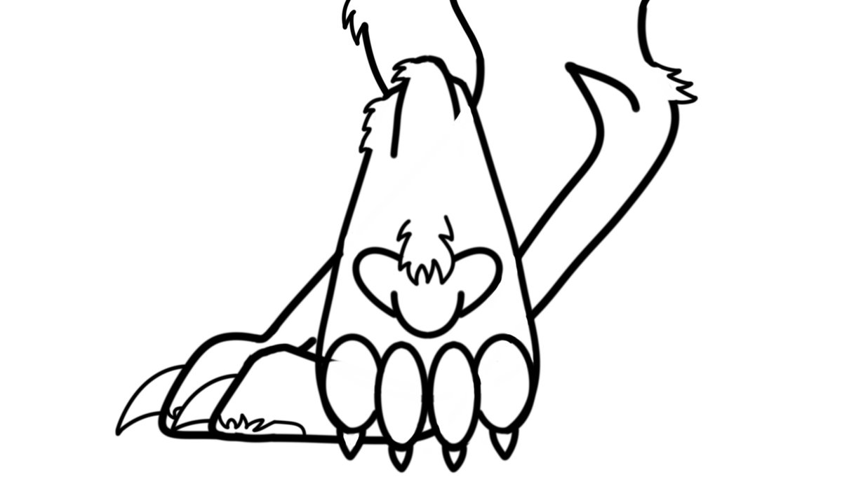 As being a generous and kindhearted drolf that I am. I will give out something for you to have for free. A blank template of the paws that I made. You have my full permission to color it and design it to ur hearts content. Like and retweet this to let others have this. Have fun!