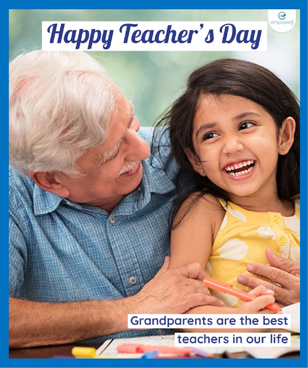 empower_ji's tweet photo. Grandparents know how to bring out the best in their grandchildren. They are the best teachers who guide us gently through our life. 
Let's wish them on this Teachers' Day. 
Go Hug your Grand Parents!
#HappyTeachersDay2020 https://t.co/CujHFXS4xy