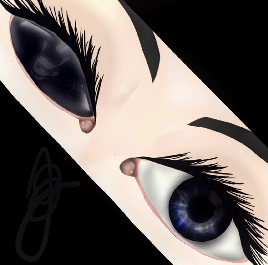 _Accomplice404_'s tweet photo. I drew this May 4th if 2019, I hope you enjoy!!! #digital #digitalart #eyes #digitalartpractice #phonedrawing #ibispaint #digitaldrawing #practice #bored #imperfect #nerd #nerdgirl #nerdygirl #eyesdrawing #drawing #weirdeyes #weird #demon #demoneyes #idkwhatimdoing https://t.co/SBdbNbnJdK