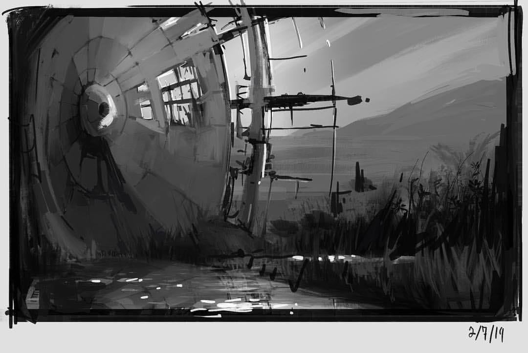 Broken Dish - painting I did a while ago 