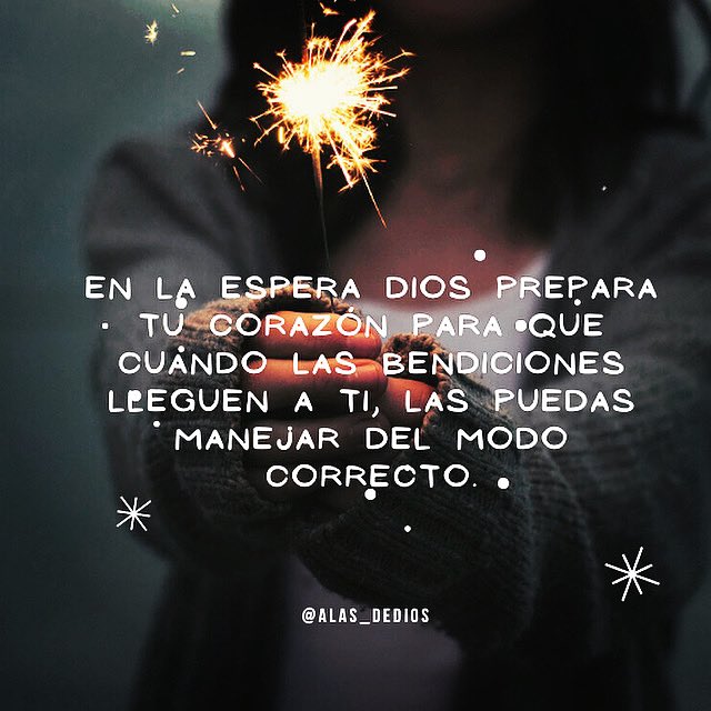 Hola  👋 
¿ Te has preguntado porqué se nos dificulta tanto esperar? 
Porque deseamos tener el control en todo momento, por lo tanto cometemos errores al tomar decisiones bajo el dominio de nuestras emociones.
. 
Por esta razón DIOS se toma su tiempo para prepararnos!