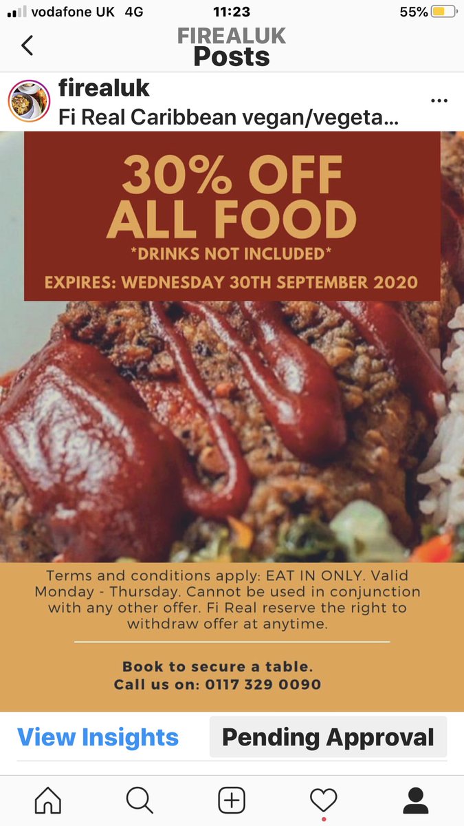 Didn’t get a chance to use the eat out Scheme. Come and enjoy 30% off Mains and sides
