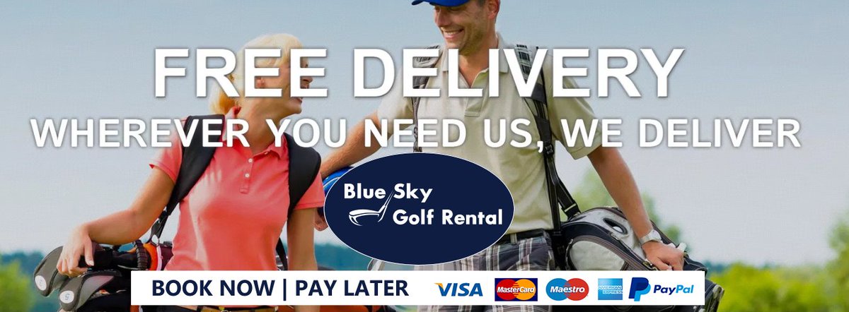 Golfing season is here! - BOOK your golf club rental in Spain🇪🇸 and Portugal🇵🇹 today. Visit blueskygolf-rental.com to click and reserve.
#golfclubrental #golfrental #golfclubhire #golfclubdelivery #portugal #spain