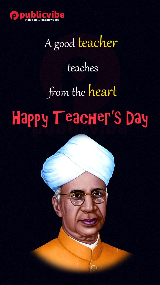 PV_Kannada's tweet photo. A good teacher teaches
from the heart
Happy Teacher's Day
#HappyTeachersDay #HappyTeachersDay2020 #TeachersDay2020 #TeachersFromIndia #TeachersDay #Teachersdayspecial https://t.co/bOHbkyzZZi