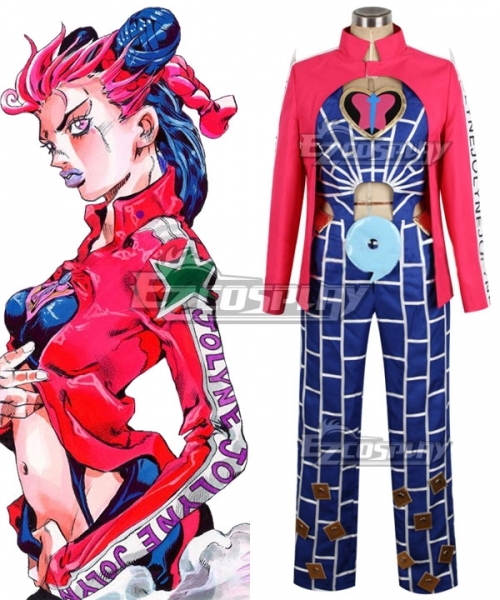 JoJo's Bizarre Adventure: All-Star Battle R Jolyne Cujoh Costume Green  Dolphin Street State Prison Jacket on Steam