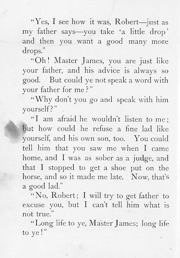 it's good for kids to know how to deal with alcoholic servants 