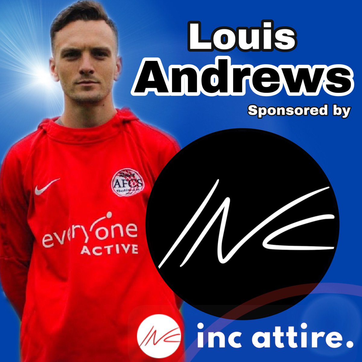 Player Sponsor 2020/21 for Louis Andrews thanks to INC Attire <a href="/incattire/">INC Attire</a> a streetwear clothing brand that aims to promote awareness for disabilities and mental health through charitable donations and social media posts. #localbrand #helpingothers incattire.com 💙Ⓜ️💙