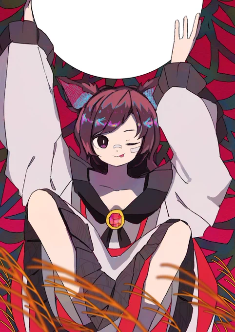 芒に月 