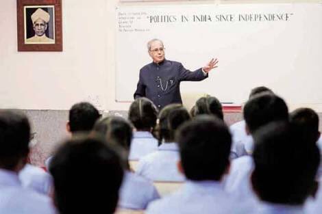 PMF_India's tweet photo. Missing our favourite teacher at ‘Pranab Sir ki Paathshala’ and ‘PMF Paathshaala’.
His teachings serve as our path towards service throughout of programs and projects under #SmarTgram and #Research.
Our mentor and guiding light, Shri Pranab Mukherjee.
#HappyTeachersDay https://t.co/HAHangEUkw