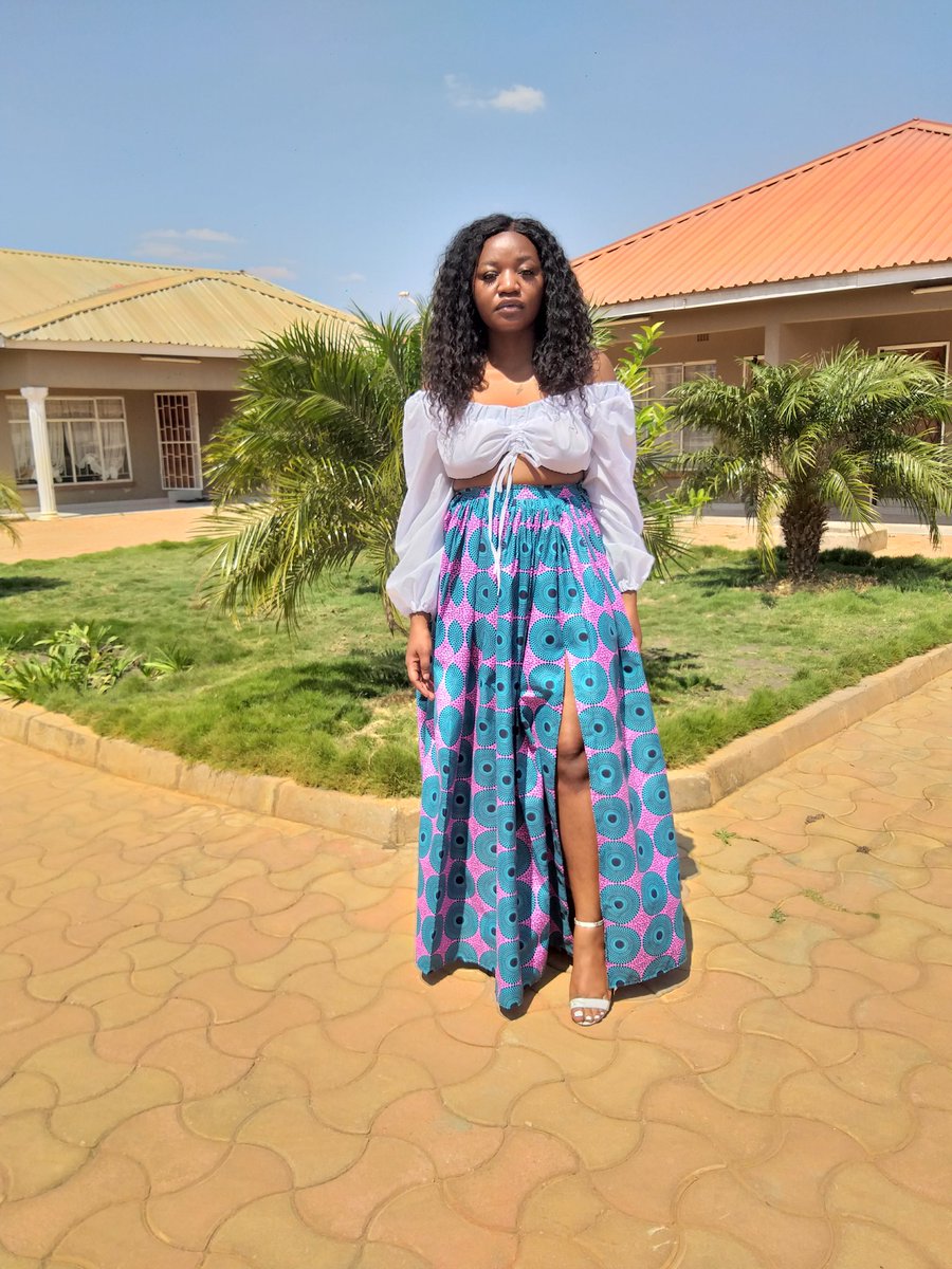 You can get this set @ K400 (K275 skirt, K150 Top) You can also Shop our Store online if you're in other Countries https://goldentraib.afrikrea.com/en Please Help Us Retweet And get this Thread Everywhere.A Thread of Outfits by My Sis  @thefeministmod and I. #Fashion  #AfricanFashion