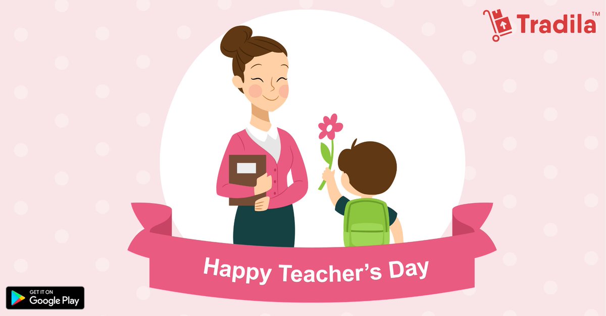 Tradila_Ecom's tweet photo. This #TeachersDay, let's express gratitude to our teachers for their remarkable efforts. Happy Teacher's Day!

#OurTeachersOurHeroes #HappyTeachersDay #Tradila https://t.co/M4cGb4pGUm